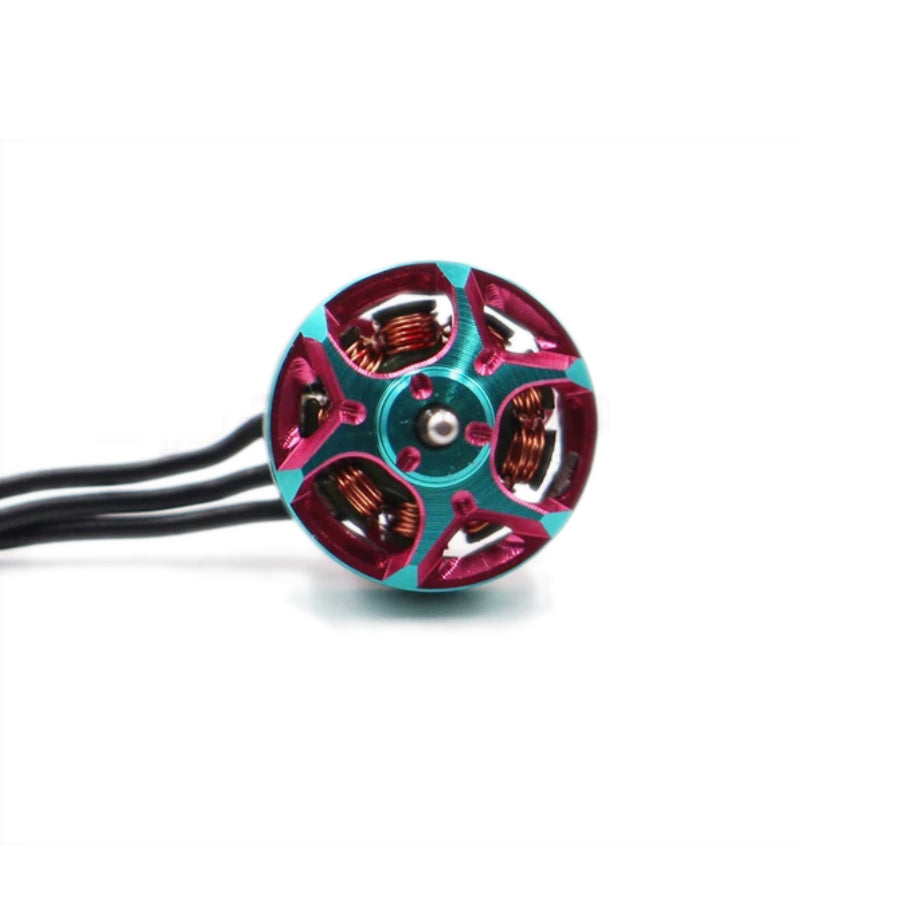 RCInPower GTS V3 0802 Motor 27000KV Teal Pink