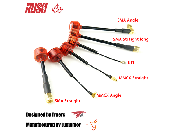 RUSHFPV Cherry SMA FPV Antenna: LHCP/RHCP, Multi-Length for Drone Excellence