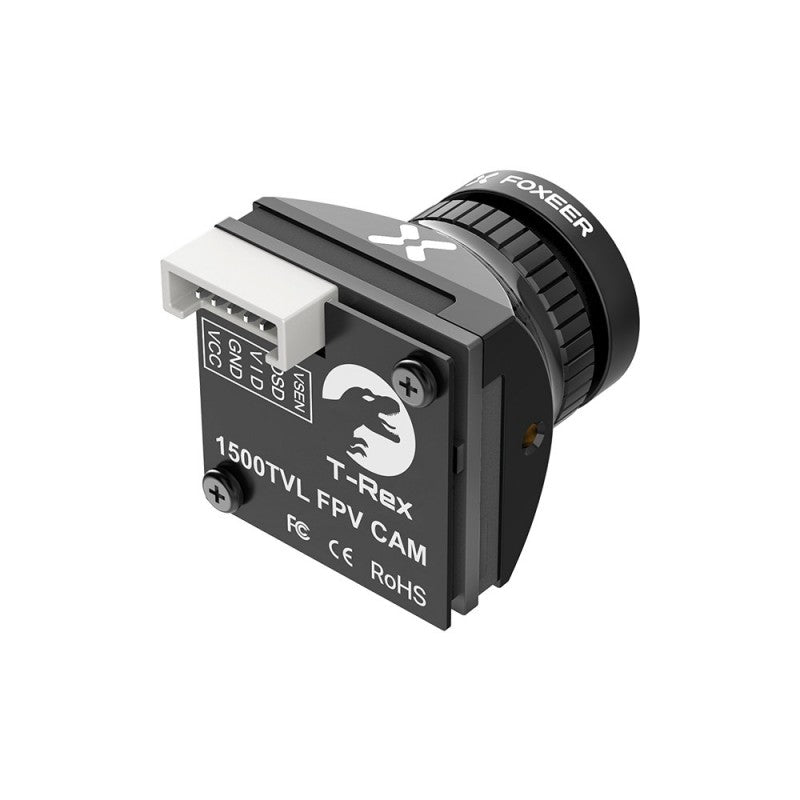 Foxeer T-Rex Micro FPV Camera: Ultra-Low Latency, 1500TVL, Super WDR, CMOS