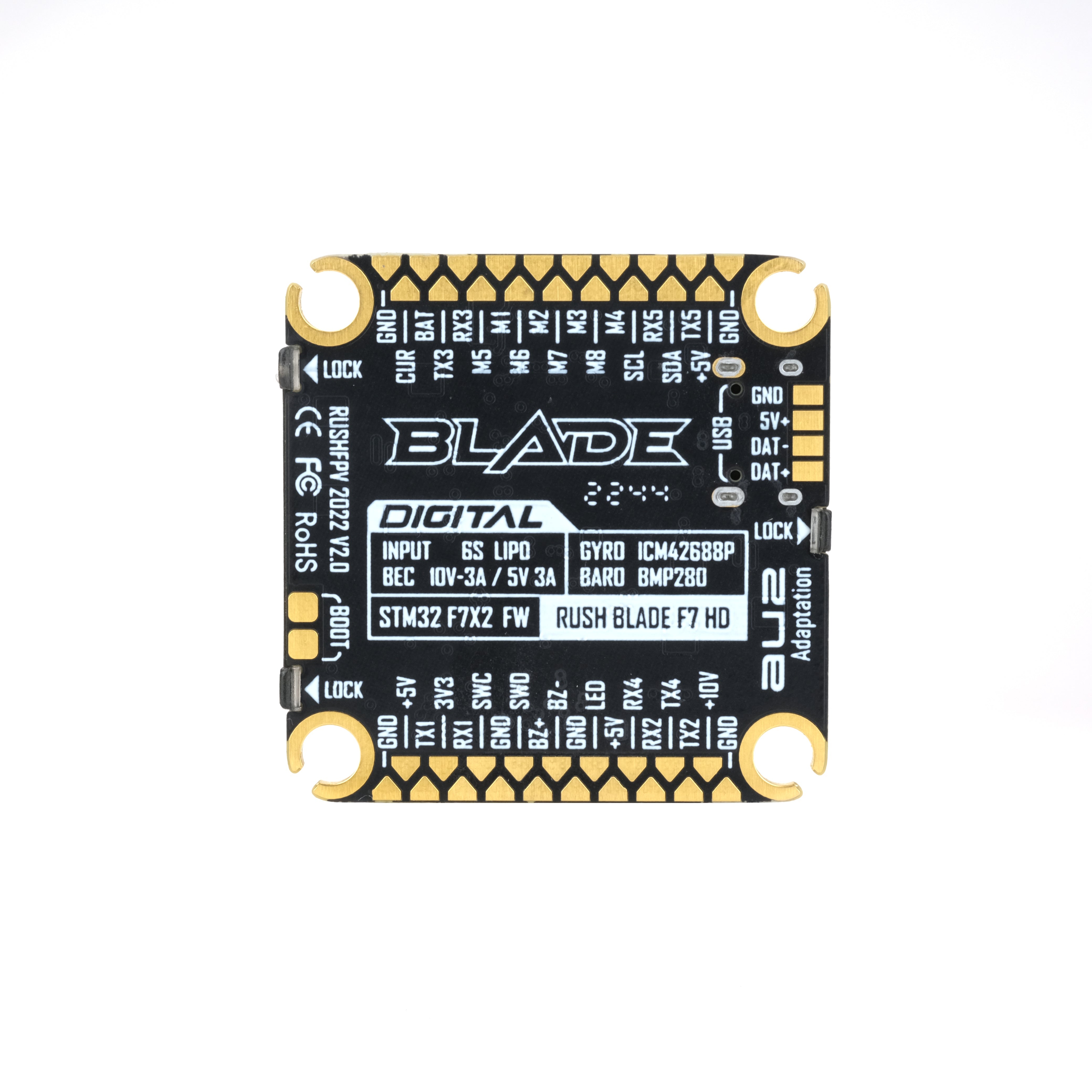 RUSHFPV BLADE F722 Stack 60A 3-6S Extreme 4-in-1 ESC for DJI FPV