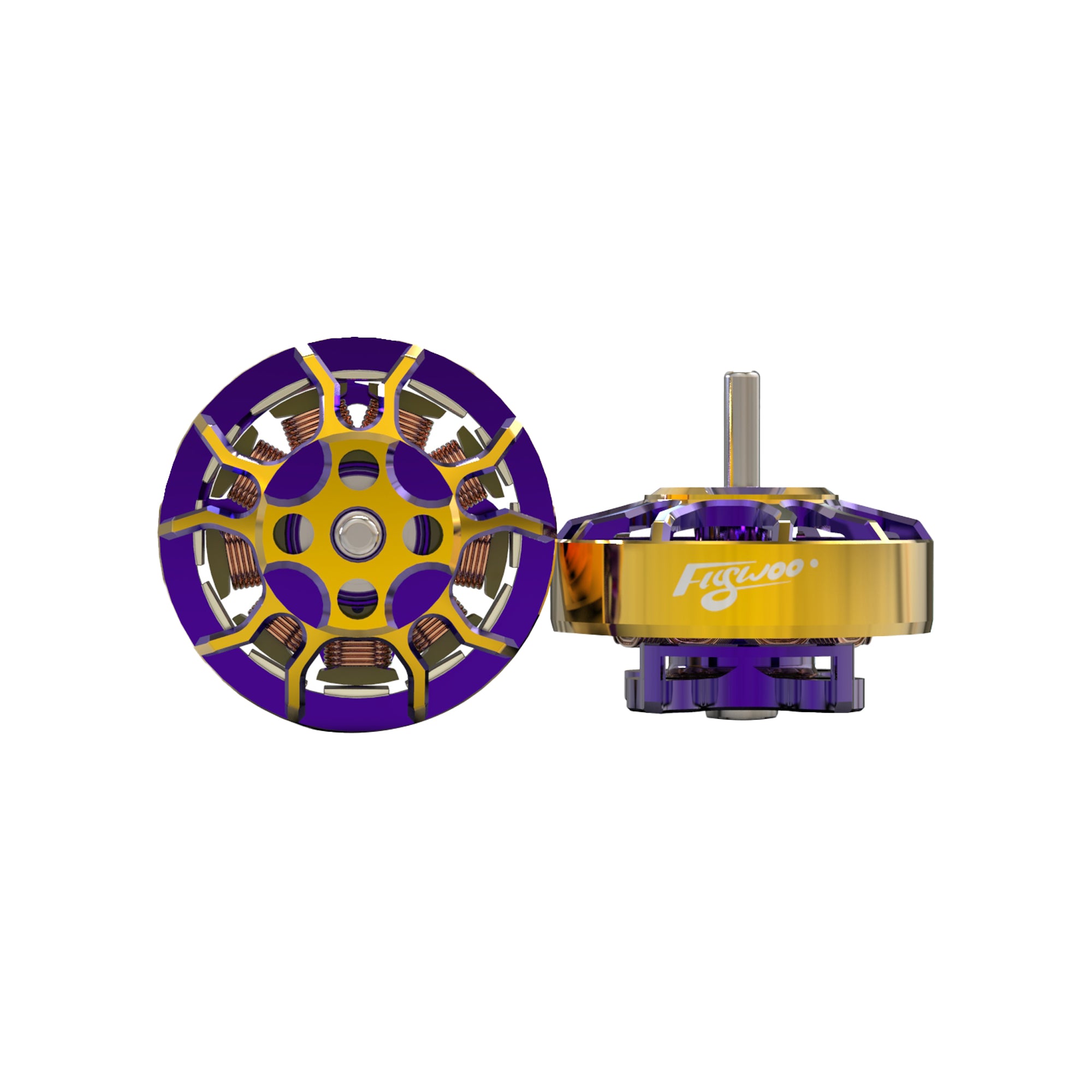 Flywoo ROBO 1202.5 11500kv Gold/Purple FPV Motor for Ultralight Drones