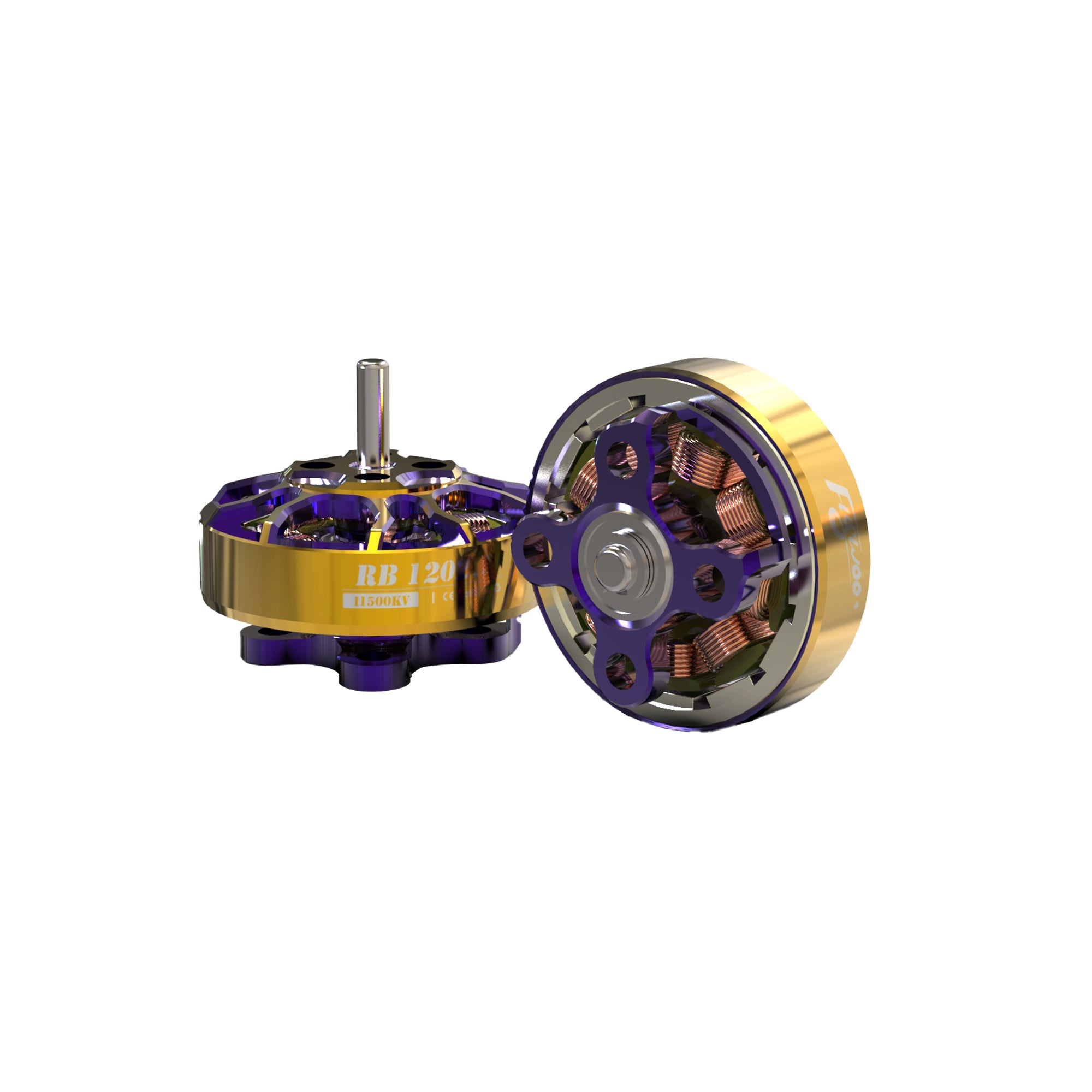 Flywoo ROBO 1202.5 11500kv Gold/Purple FPV Motor for Ultralight Drones