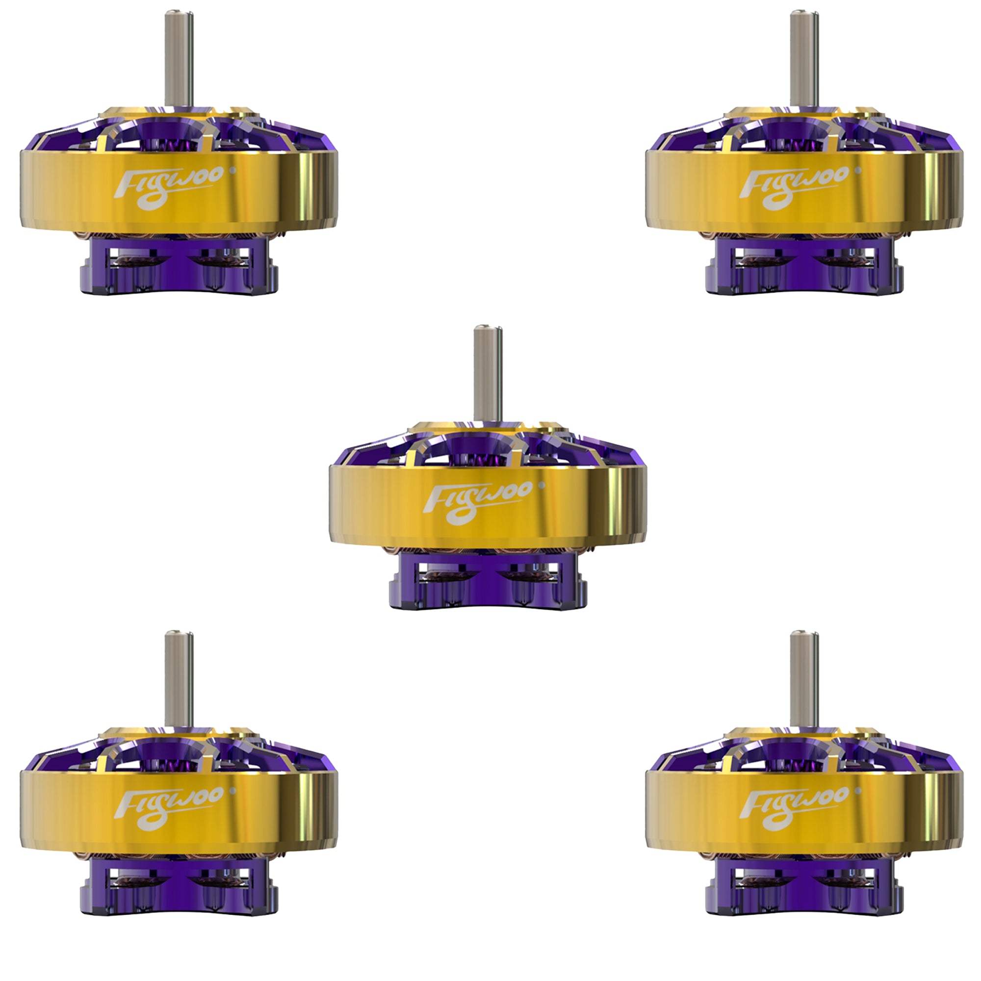 Flywoo ROBO 1202.5 11500kv Gold/Purple FPV Motor for Ultralight Drones
