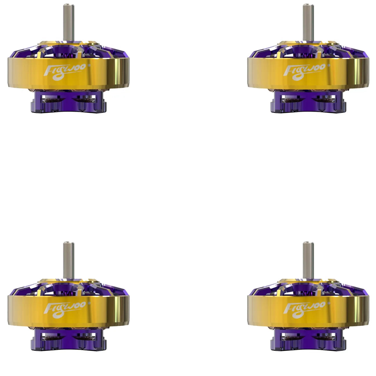Flywoo ROBO 1202.5 11500KV Brushless FPV Motor – Gold/Purple