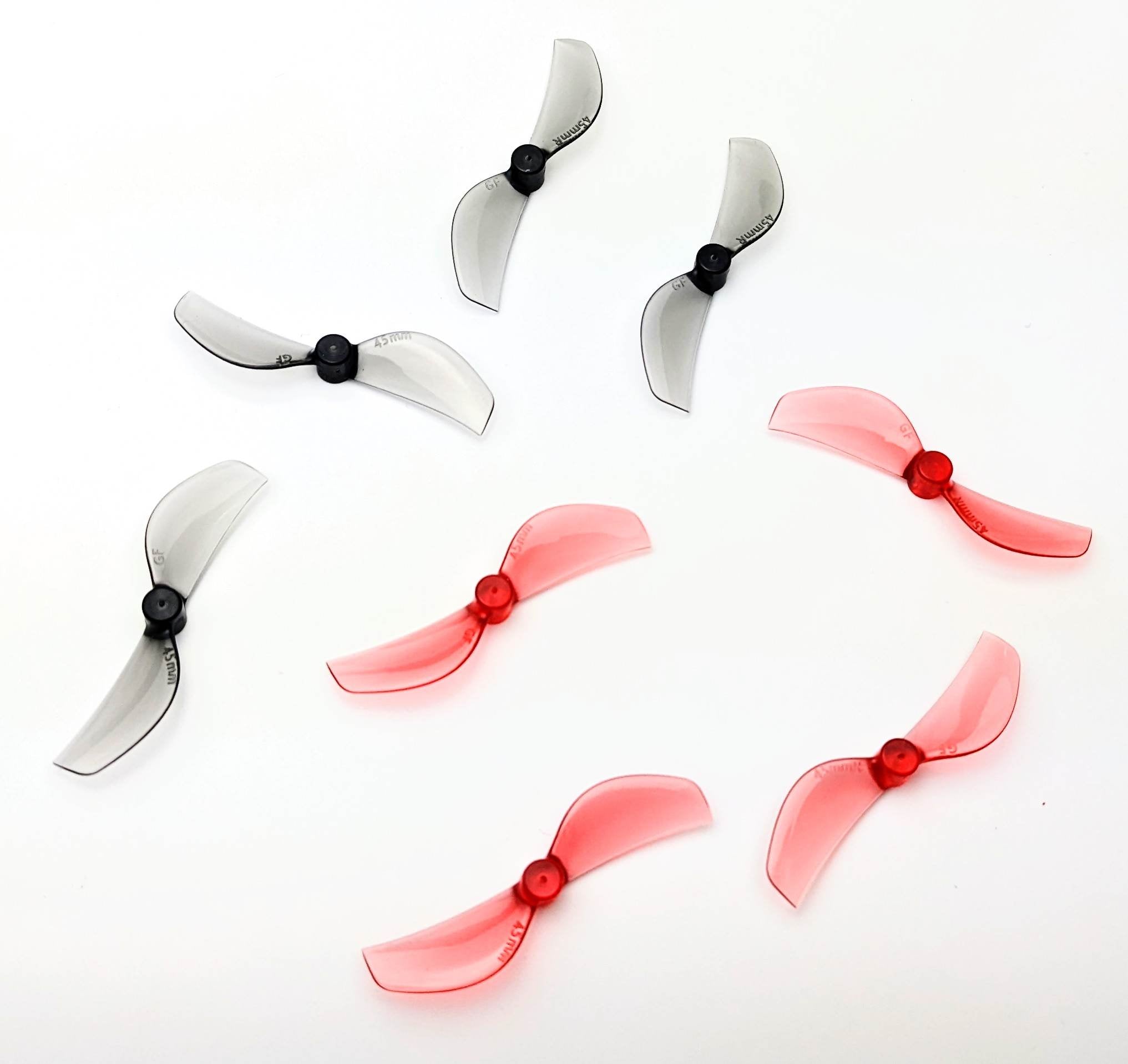 Gemfan Biblade 45mm 1mm Shaft Micro Drone Propellers for Meteor75 PRO