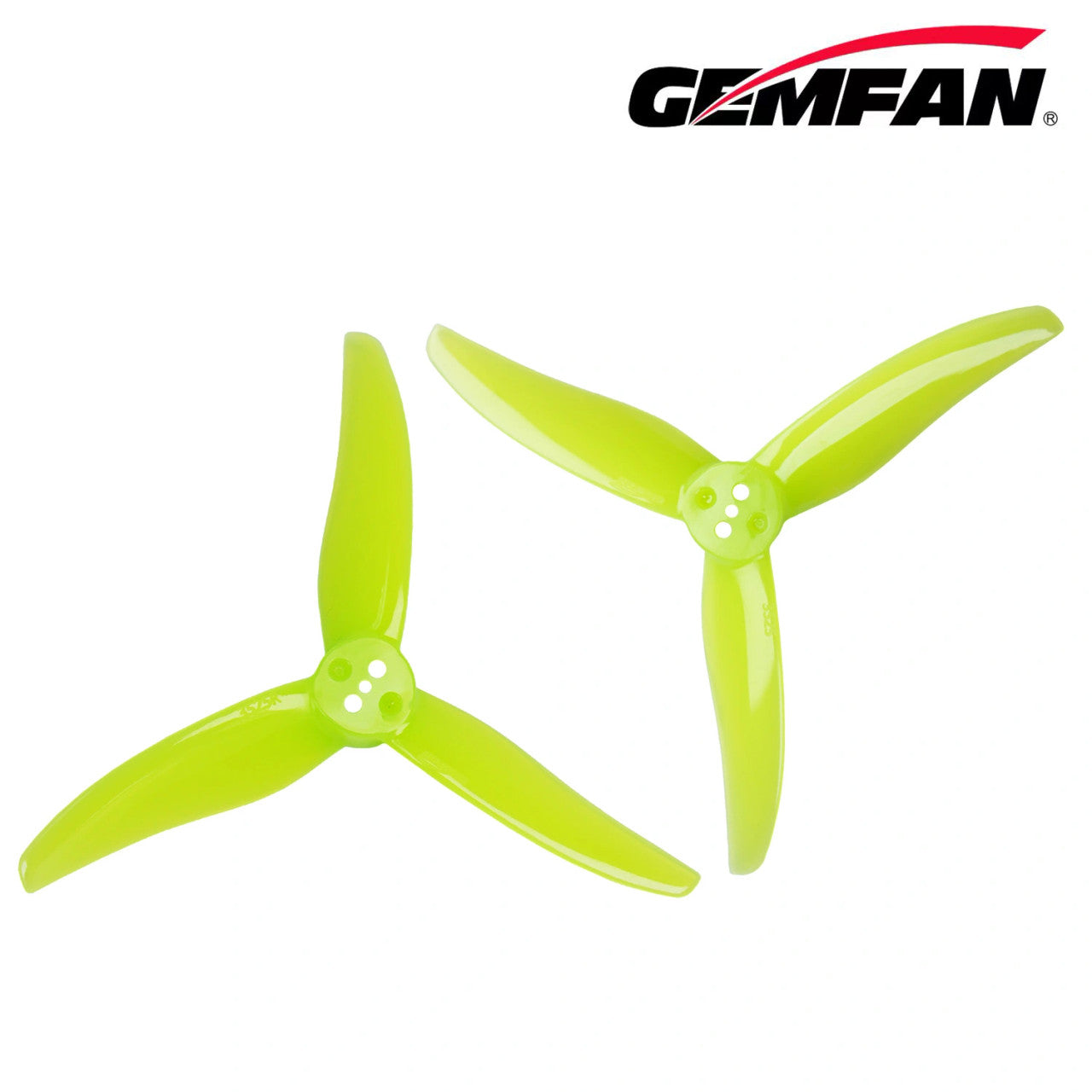 Gemfan Hurricane T3525-3 Tri-Blade FPV Drone Propellers for High-Performance Flight