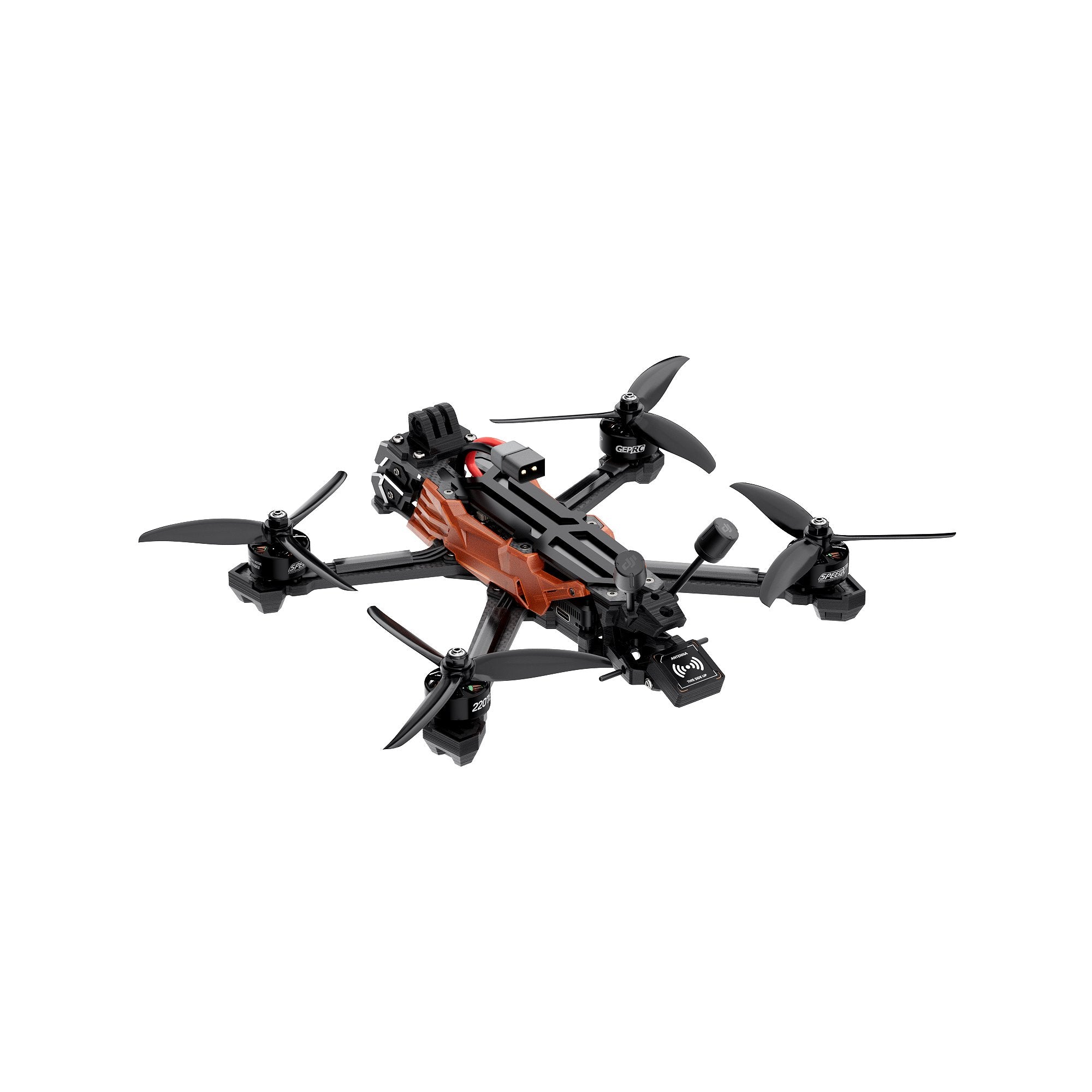 GEPRC Vapor-D5 HD O4 Pro FPV Drone: Smooth HD Flying, Robust Carbon Fiber Frame, Powerful