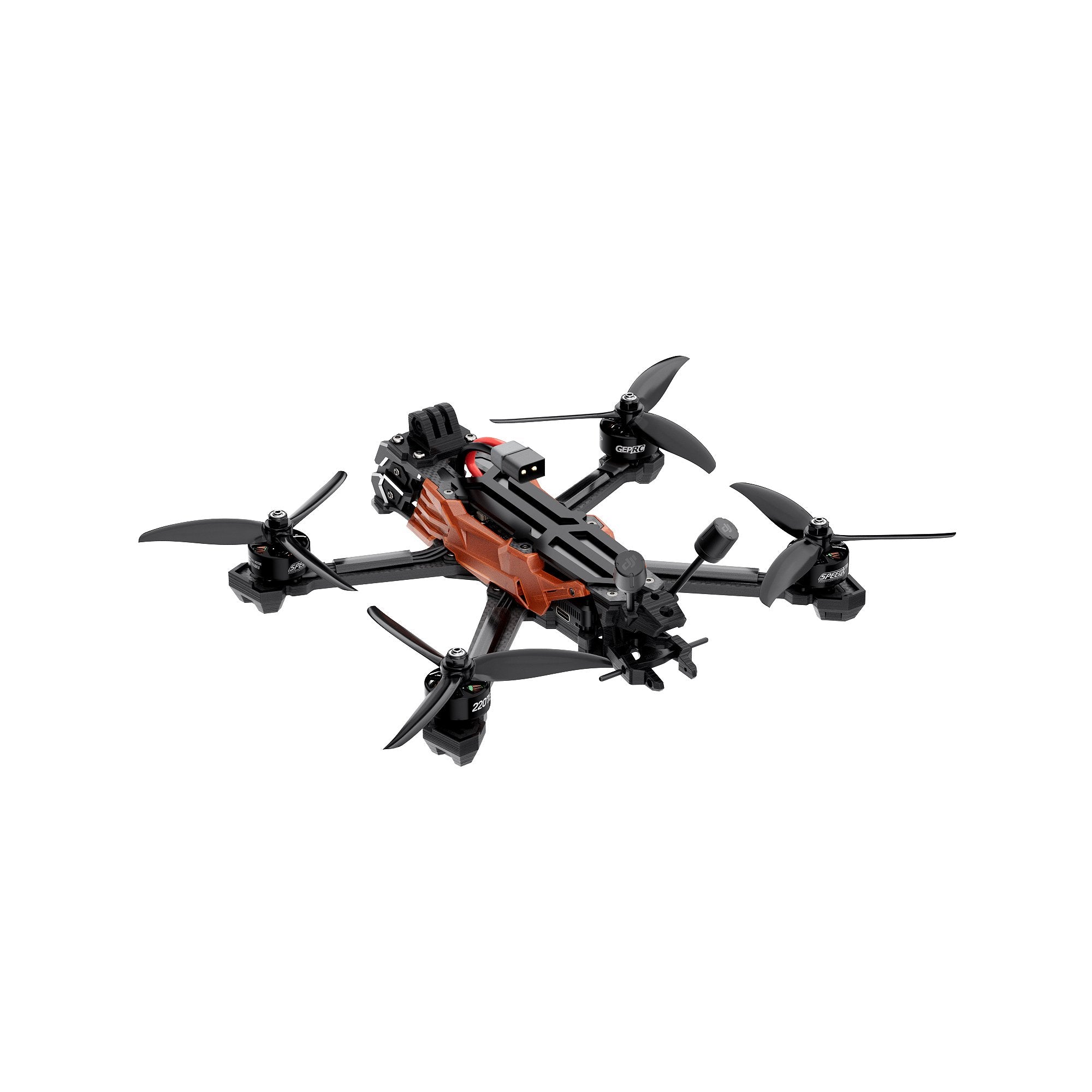 GEPRC Vapor-D5 HD O4 Pro FPV Drone: Smooth HD Flying, Robust Carbon Fiber Frame, Powerful