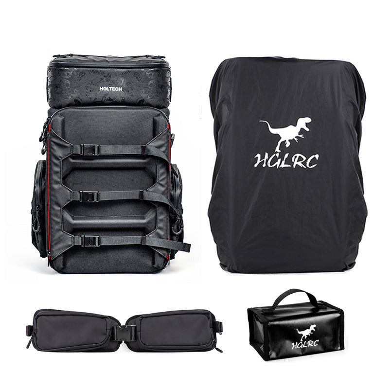 HGLRC B1 FPV Drone & Camera Backpack – Waterproof, Modular, Secure Gear Storage