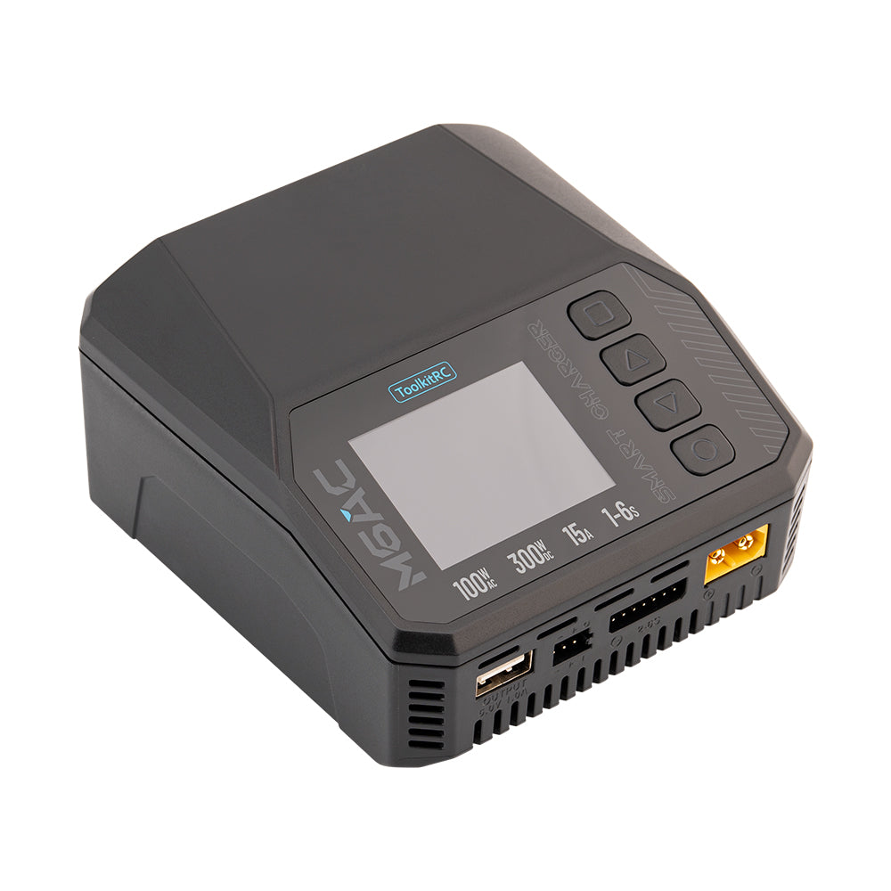 ToolkitRC M6AC Smart Charger 300W 15A AC/DC