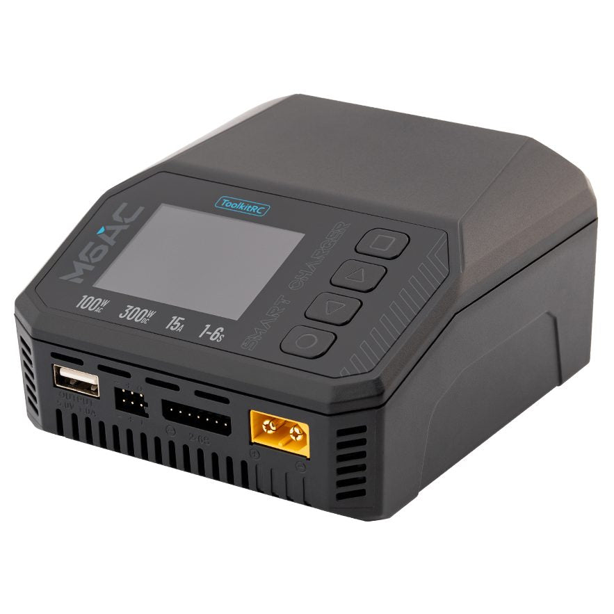 ToolkitRC M6AC Smart Charger 300W 15A AC/DC