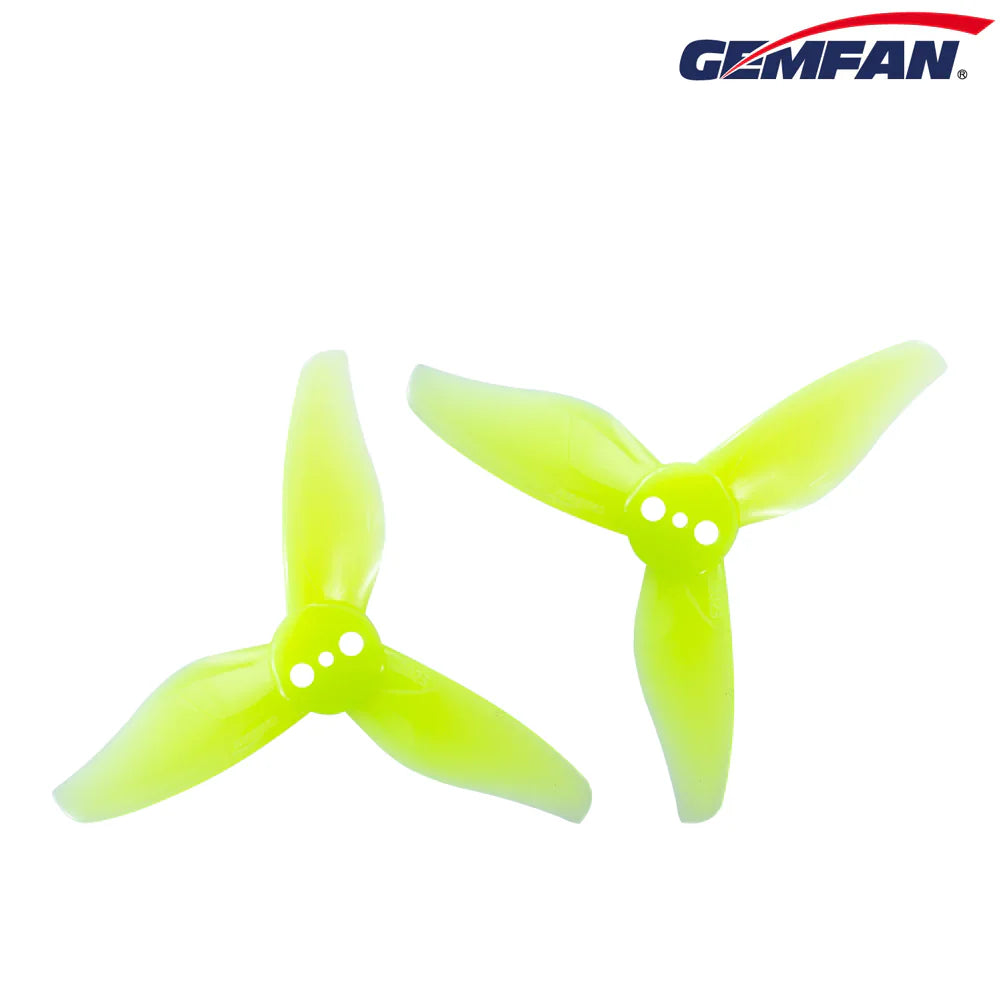 High-Performance Gemfan Hurricane 2023-3 Tri-Blade Propellers for Micro FPV Drones
