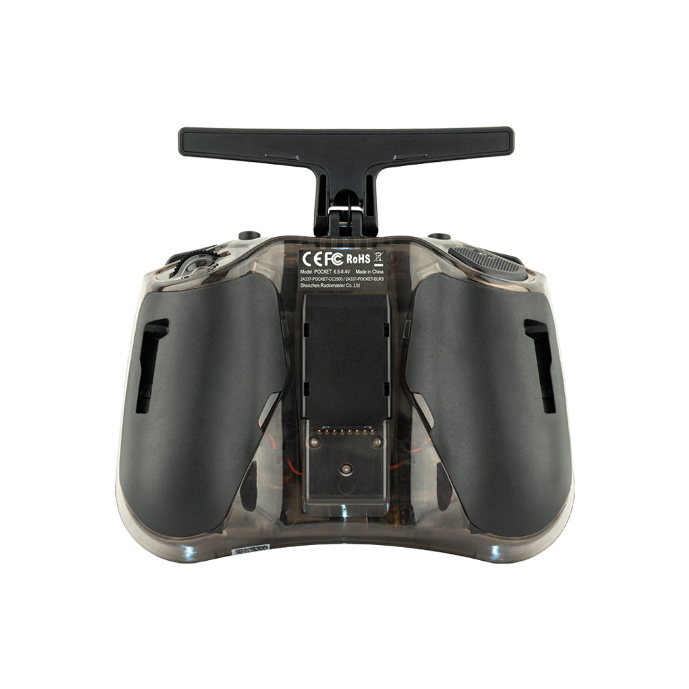 Compact RadioMaster Pocket FPV RC Controller with EdgeTX, ELRS/CC2500, Hall Gimbals