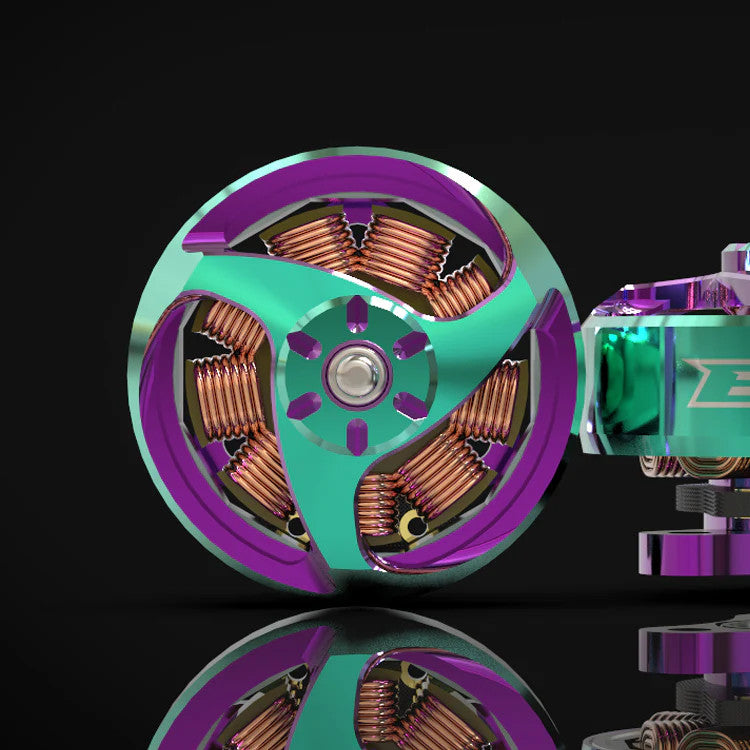 RCINPower EVO 0802 25000KV Brushless Motor Teal Purple
