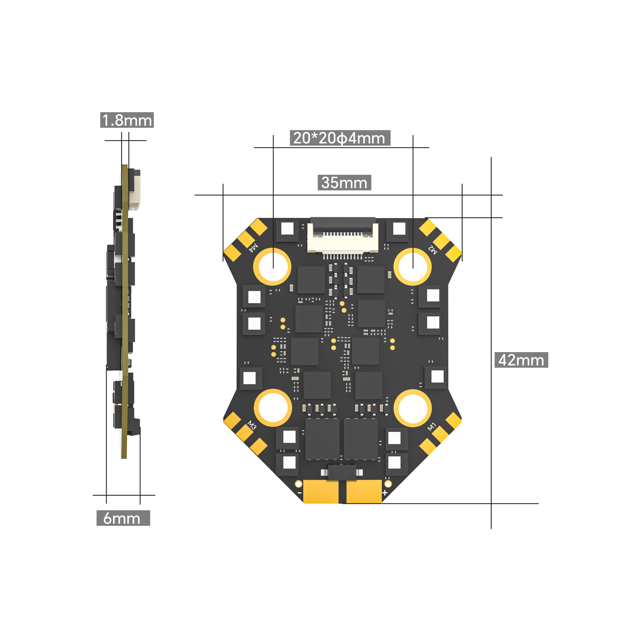 iFlight Borg 60 Mini ESC 60A 2-6S Brushless