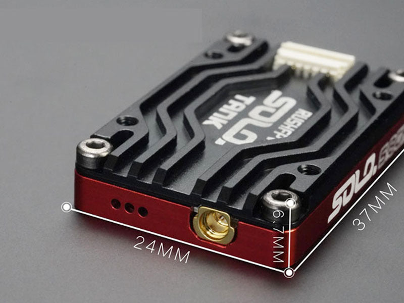 RUSHFPV Tank Solo VTX: Ultimate 5.8GHz FPV Video Transmitter with Smart Audio & AGC Mic