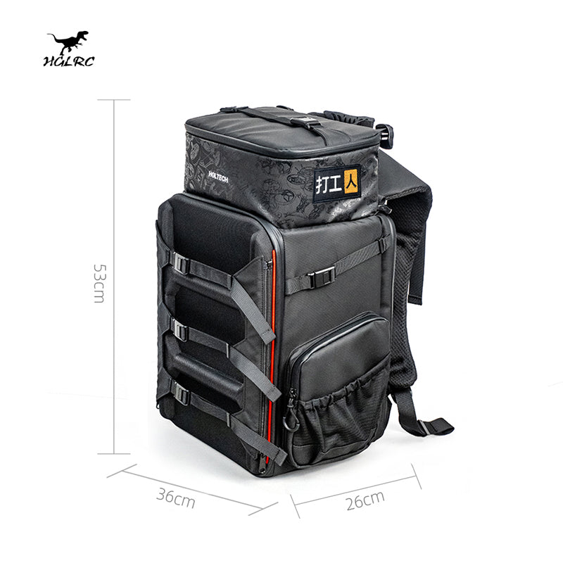 HGLRC B1 FPV Drone & Camera Backpack – Waterproof, Modular, Secure Gear Storage