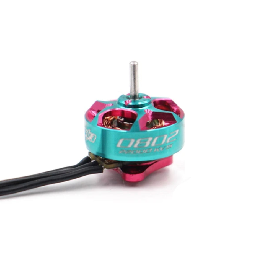 RCInPower GTS V3 0802 Motor 27000KV Teal Pink