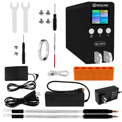 SEQURE SQ-SW3 Capacitor Spot Welder: Fast, Precise DIY Battery Pack Welding Tool