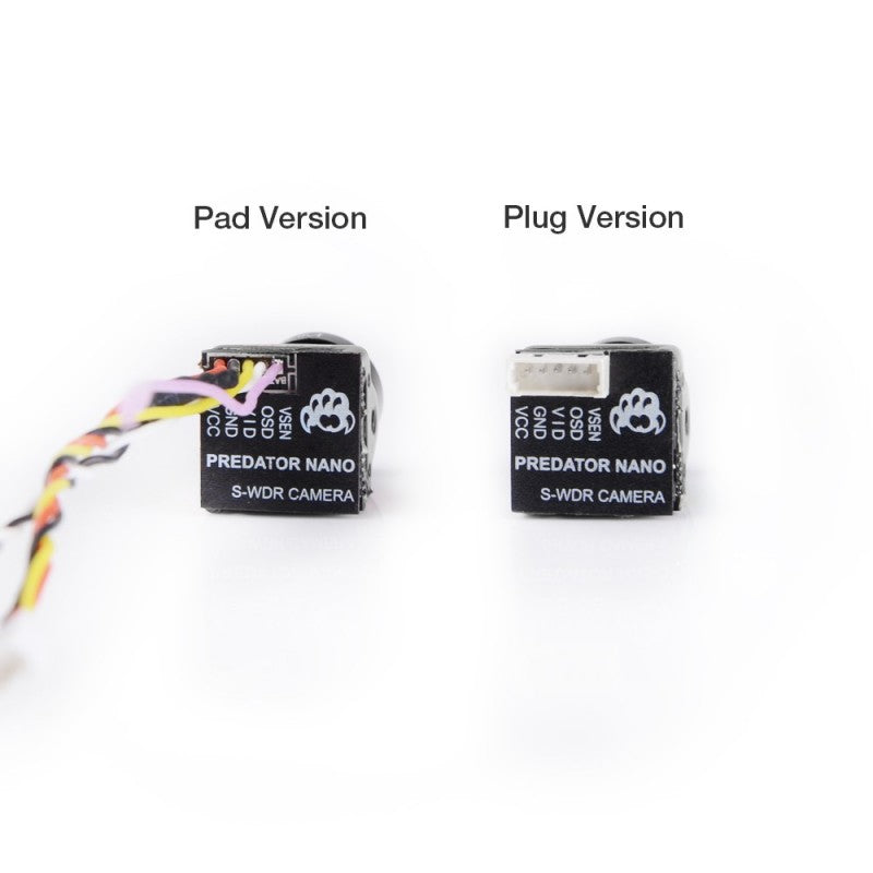 Foxeer Nano Predator 5 FPV Racing Camera: 4ms Latency, Super WDR, Flip