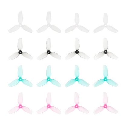 HQ 31mm Ultralight 3-Blade Polycarbonate Propellers FPV Drone Racing 1.0mm Shaft