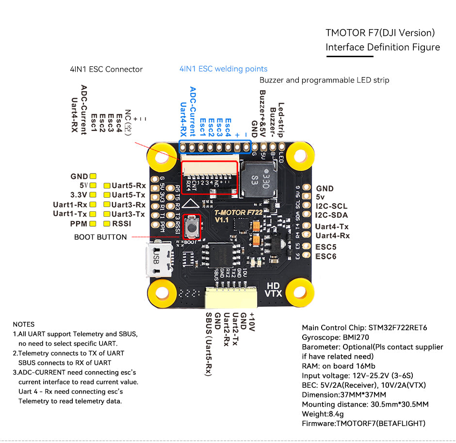t-motorhobby-f7-hd-30-5x30-5-2-6s-flight-controller-for-dji-vtx