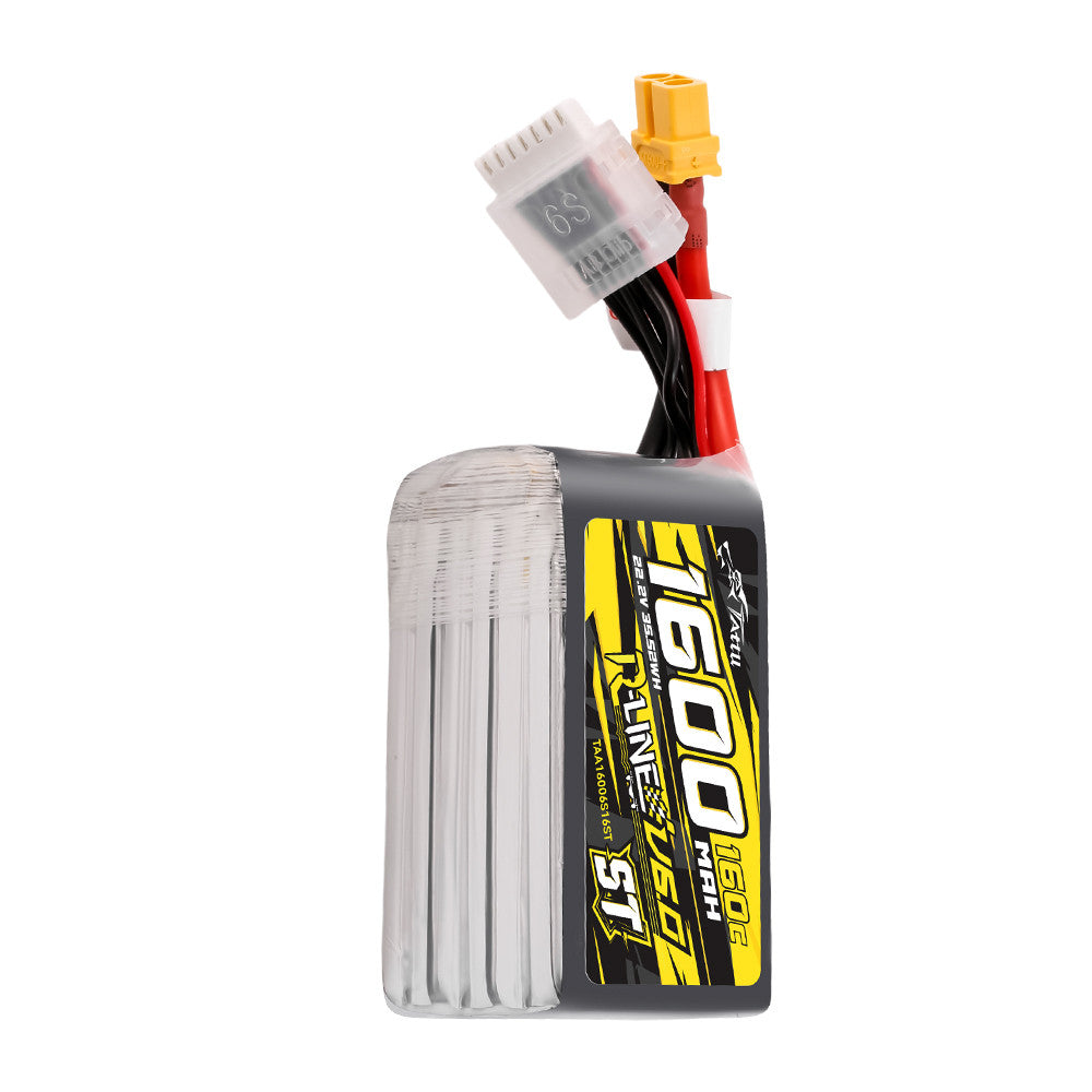 Tattu R-Line V6.0 1600mAh 6S 160C ST LiPo Battery
