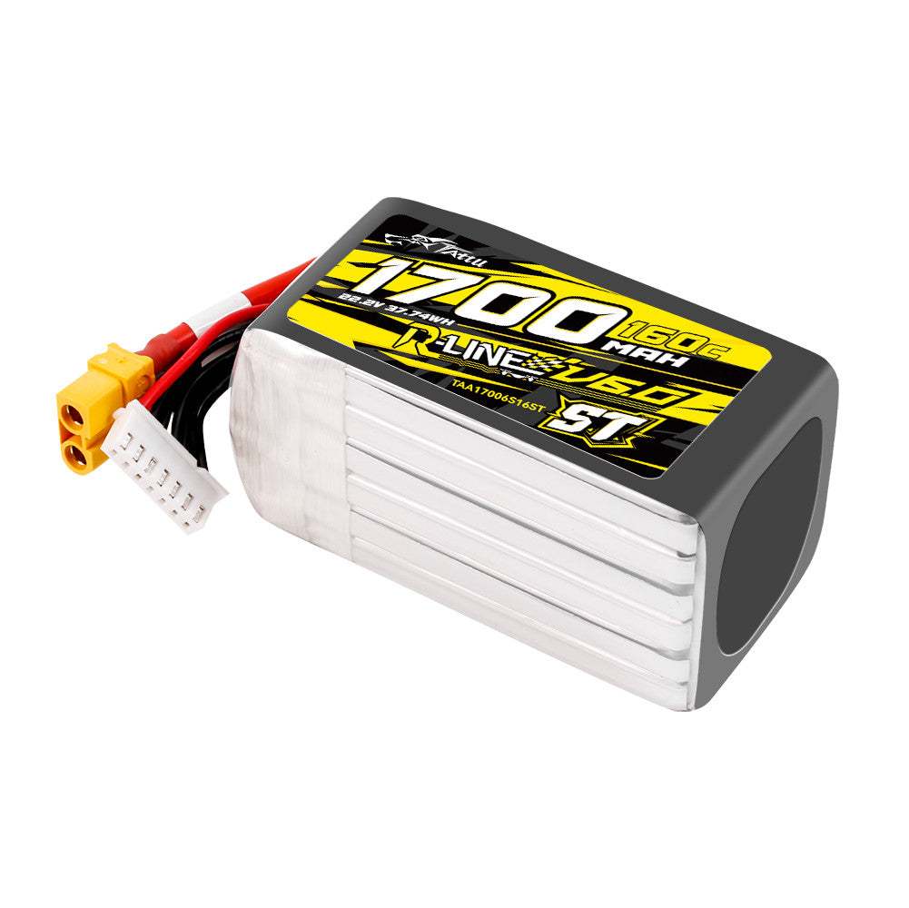 Tattu R-Line V6.0 1700mAh 6S 160C LiPo Battery