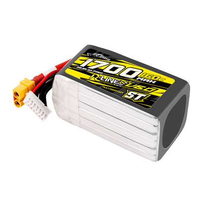 Tattu R-Line V6.0 1700mAh 6S 160C LiPo Battery