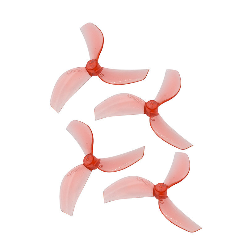 Gemfan Hurricane 45mm 3-Blade Drone Propellers 1mm Shaft (8-Pack)