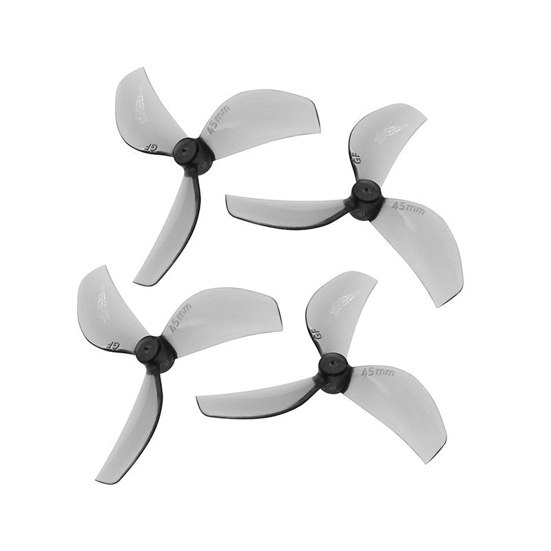 Gemfan Hurricane 45mm 3-Blade Drone Propellers 1mm Shaft (8-Pack)