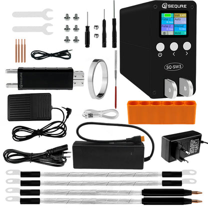 SEQURE SQ-SW3 Capacitor Spot Welder: Fast, Precise DIY Battery Pack Welding Tool