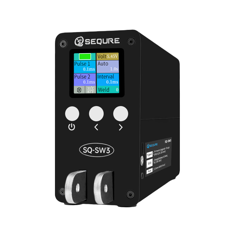 SEQURE SQ-SW3 Capacitor Spot Welder: Fast, Precise DIY Battery Pack Welding Tool