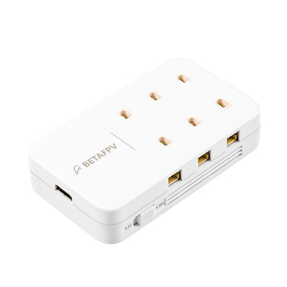 Universal 6-Port 1S LiHV Battery Charger with 30W Type-C Fast Adapter