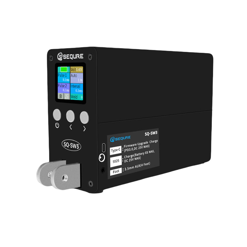 SEQURE SQ-SW3 Capacitor Spot Welder: Fast, Precise DIY Battery Pack Welding Tool