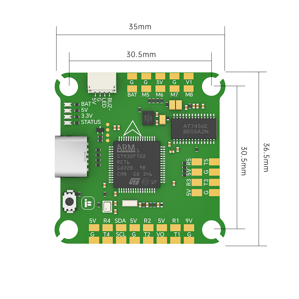 BLITZ FPV F7 V1.2 Flight Controller ( BF 15459)