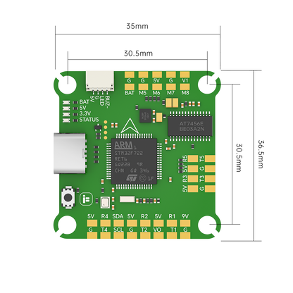 BLITZ FPV F7 V1.2 Flight Controller ( BF 15459)