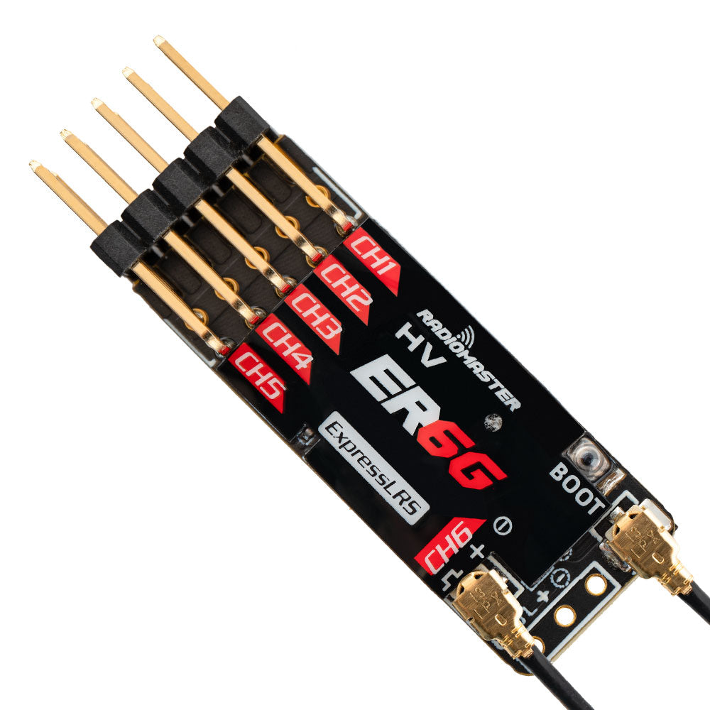 RadioMaster ER6G ER6GV 2.4GHz ELRS PWM Receiver