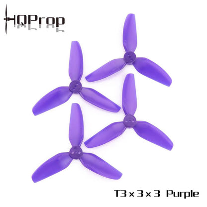 HQProp T3x3x3 3-Blade PC Propellers for 3-inch FPV Freestyle Drones