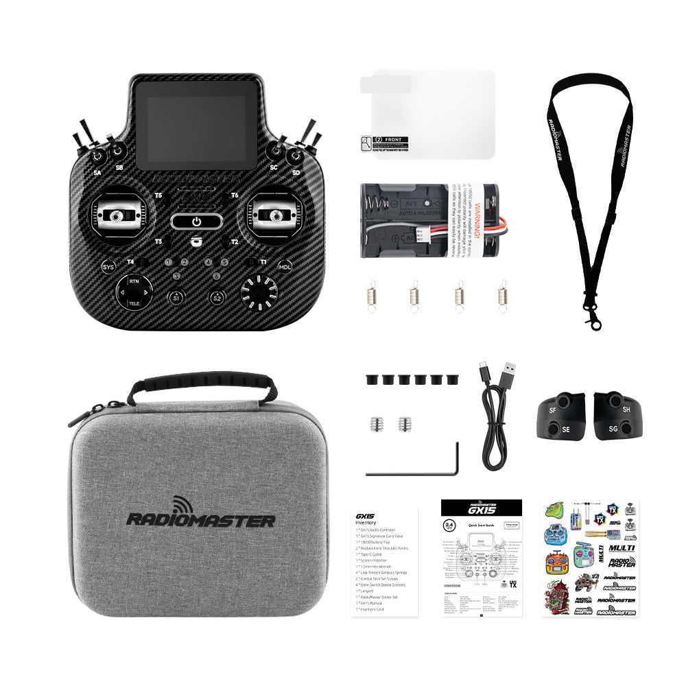 RadioMaster GX15 MAX ELRS 16-Channel Radio Controller