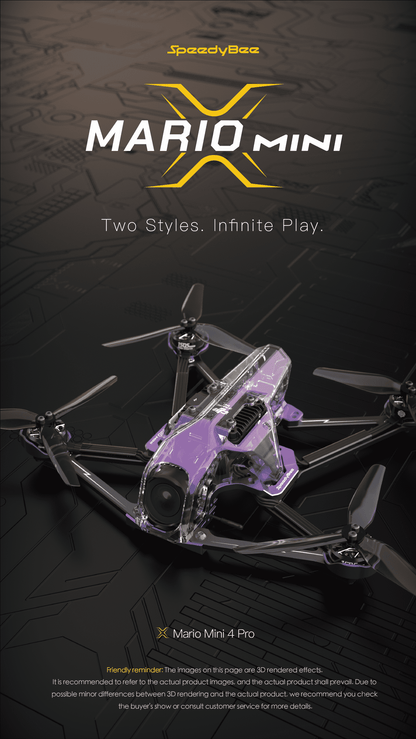 SpeedyBee Mario MiniX Modular O4 FPV Drone HD Digital VTX