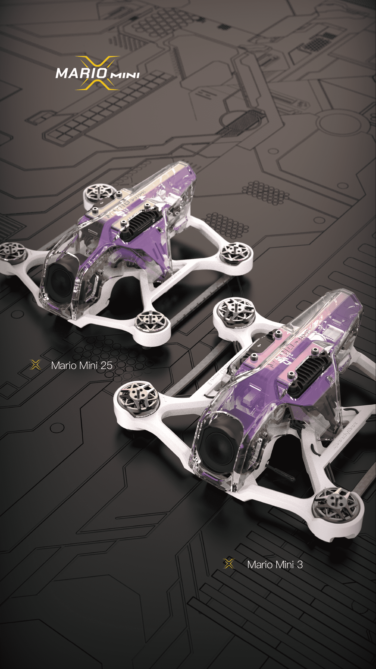 SpeedyBee Mario MiniX Modular O4 FPV Drone HD Digital VTX