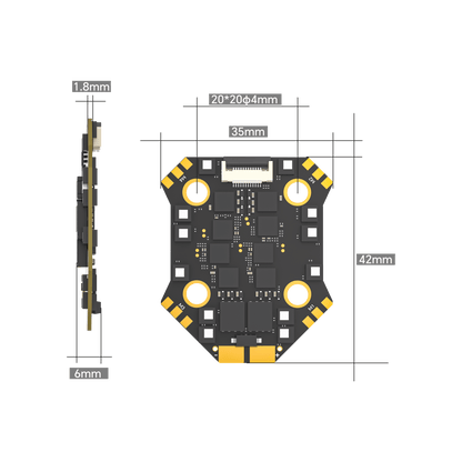 iFlight Borg 60 Mini ESC 60A 2-6S Brushless