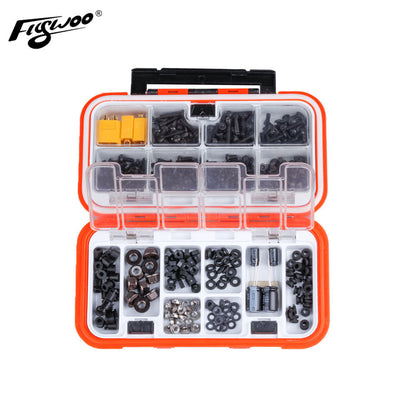 Flywoo M3 FPV Drone Hardware Pack - Essential Screws, Nuts, Damping, Connectors Kit