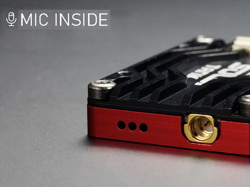 RUSHFPV Tank Solo VTX: Ultimate 5.8GHz FPV Video Transmitter with Smart Audio & AGC Mic