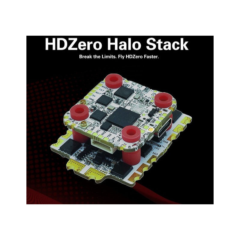 HDZero Halo Stack AM32 H7 ELRS Flight Controller 70A 4-in-1 ESC