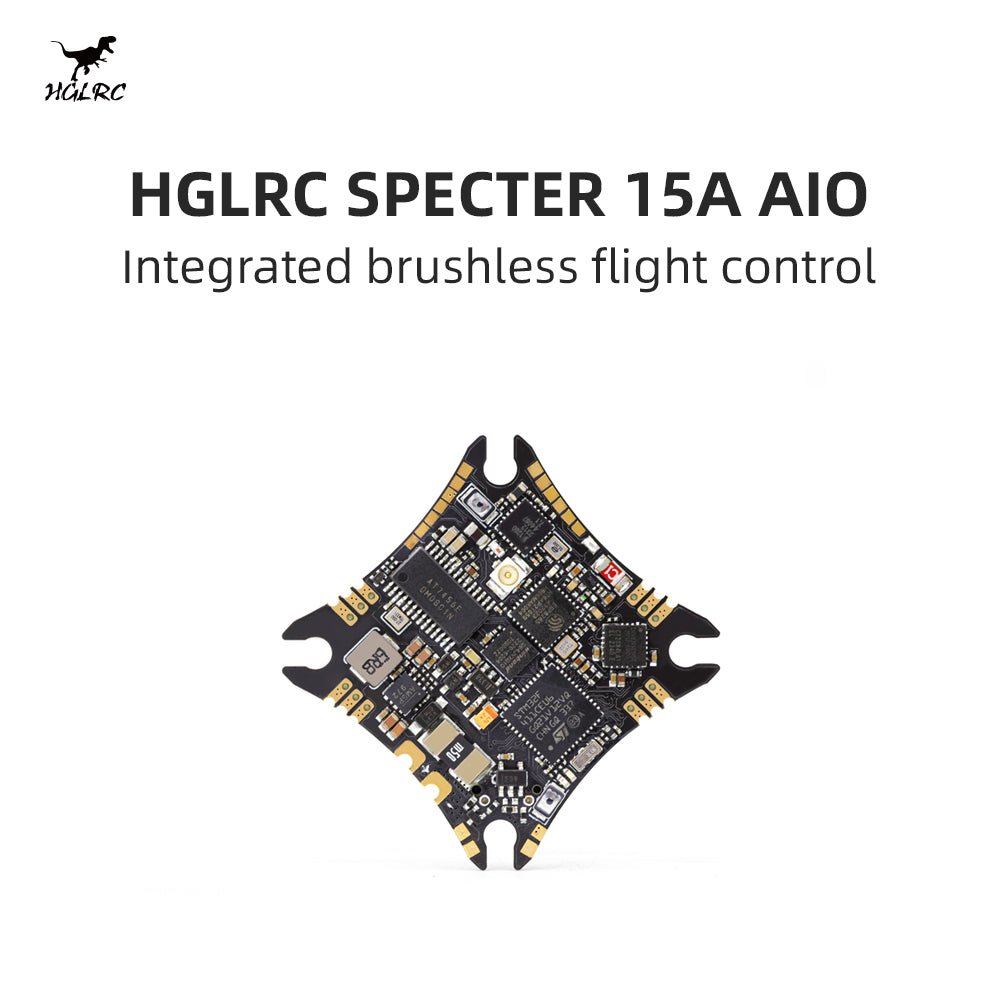 HGLRC SPECTER 15A ELRS AIO F411 Flight Controller for FPV Drone Builds